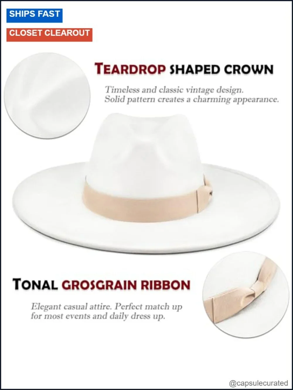 Wide Brim Felt Fedora Hat Women Western Rancher Country Music Festival